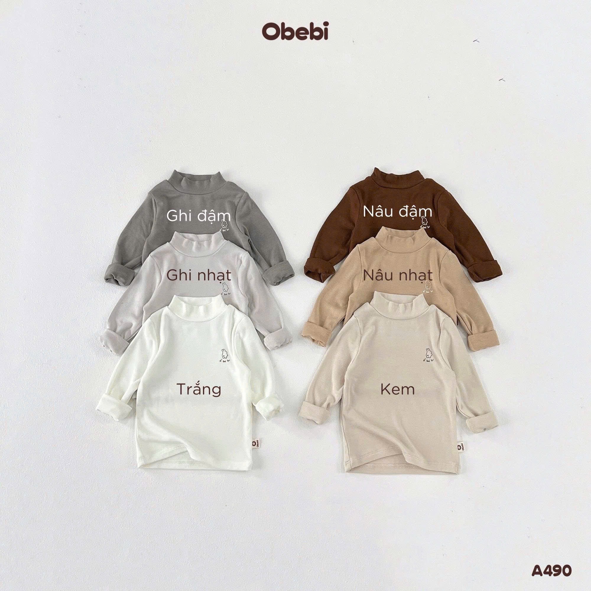 OBEBI - Áo thun giữ nhiệt cổ cao(66-120)