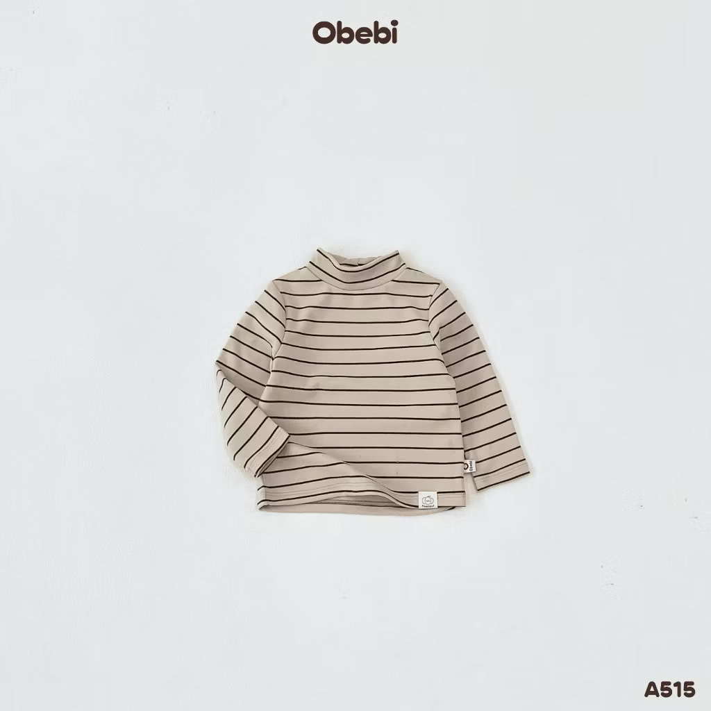 OBEBI - Áo thun giữ nhiệt kẻ (66-120)