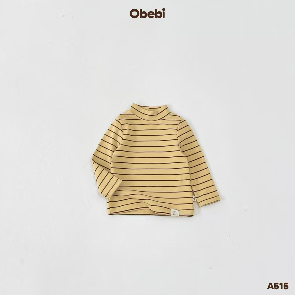 OBEBI - Áo thun giữ nhiệt kẻ (66-120)