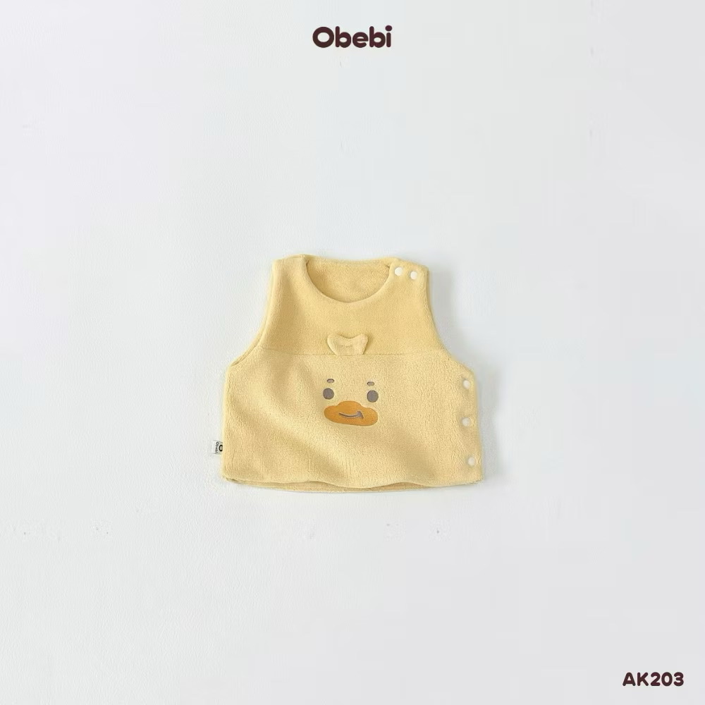 OBEI - Áo gile lông tạo hình thú(66-110)