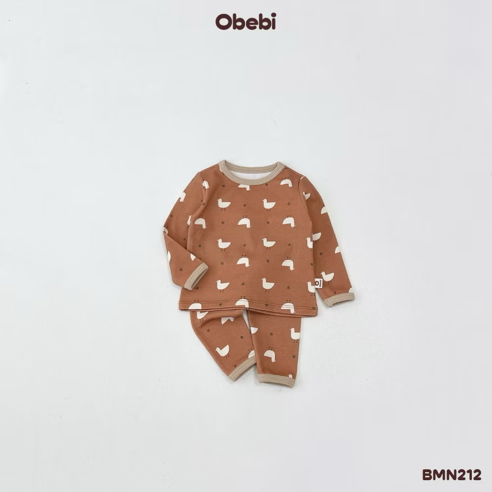 OBEBI - Bộ mặc nhà hoạ tiết OBEBI (66-120)
