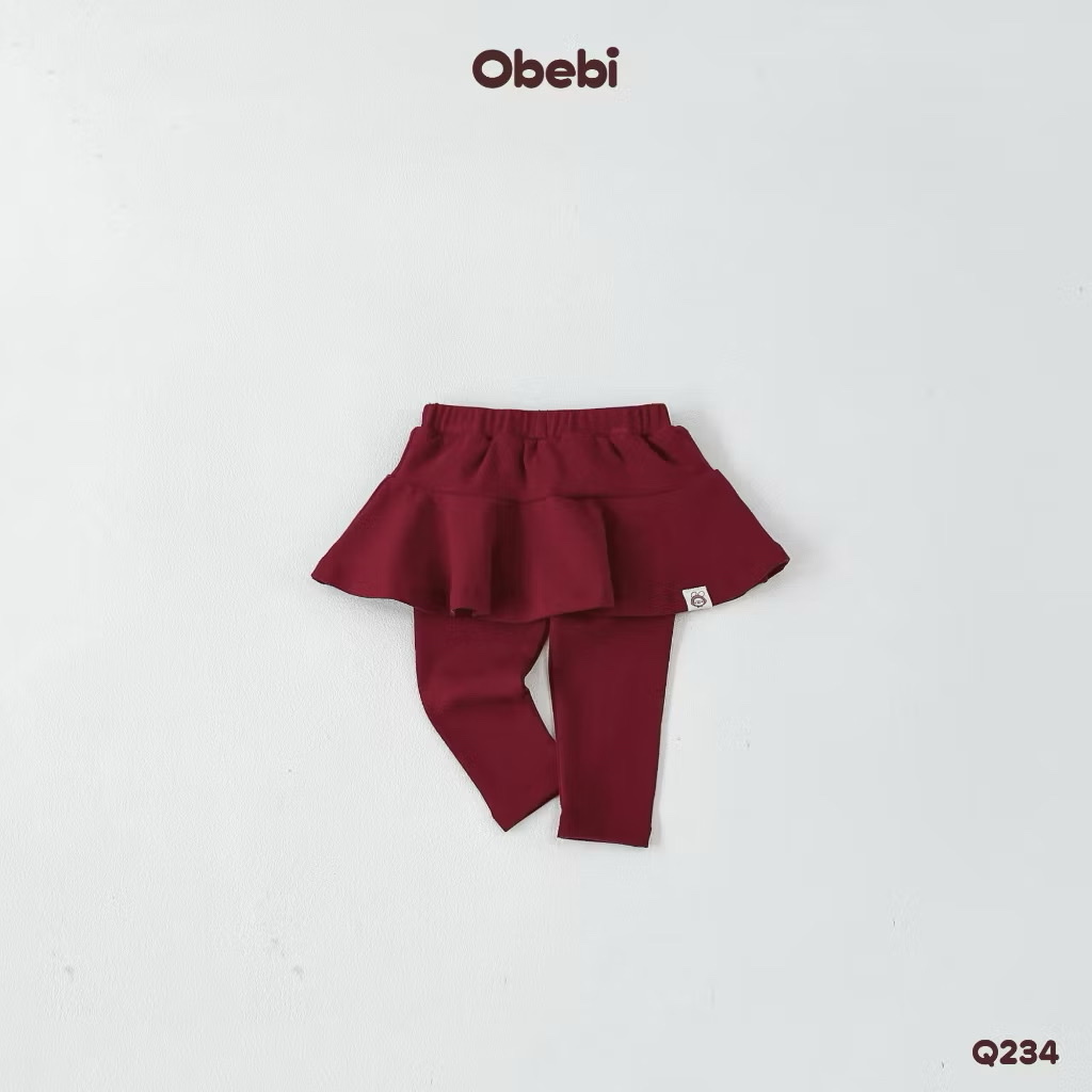 OBEBI - Quần legging giả váy ( 73-120)