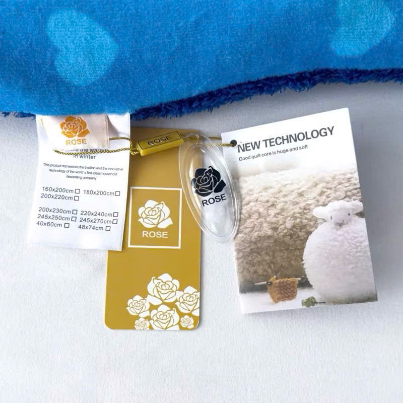 HP - CHĂN COCO ROSE LÔNG THỎ 2mx2m2