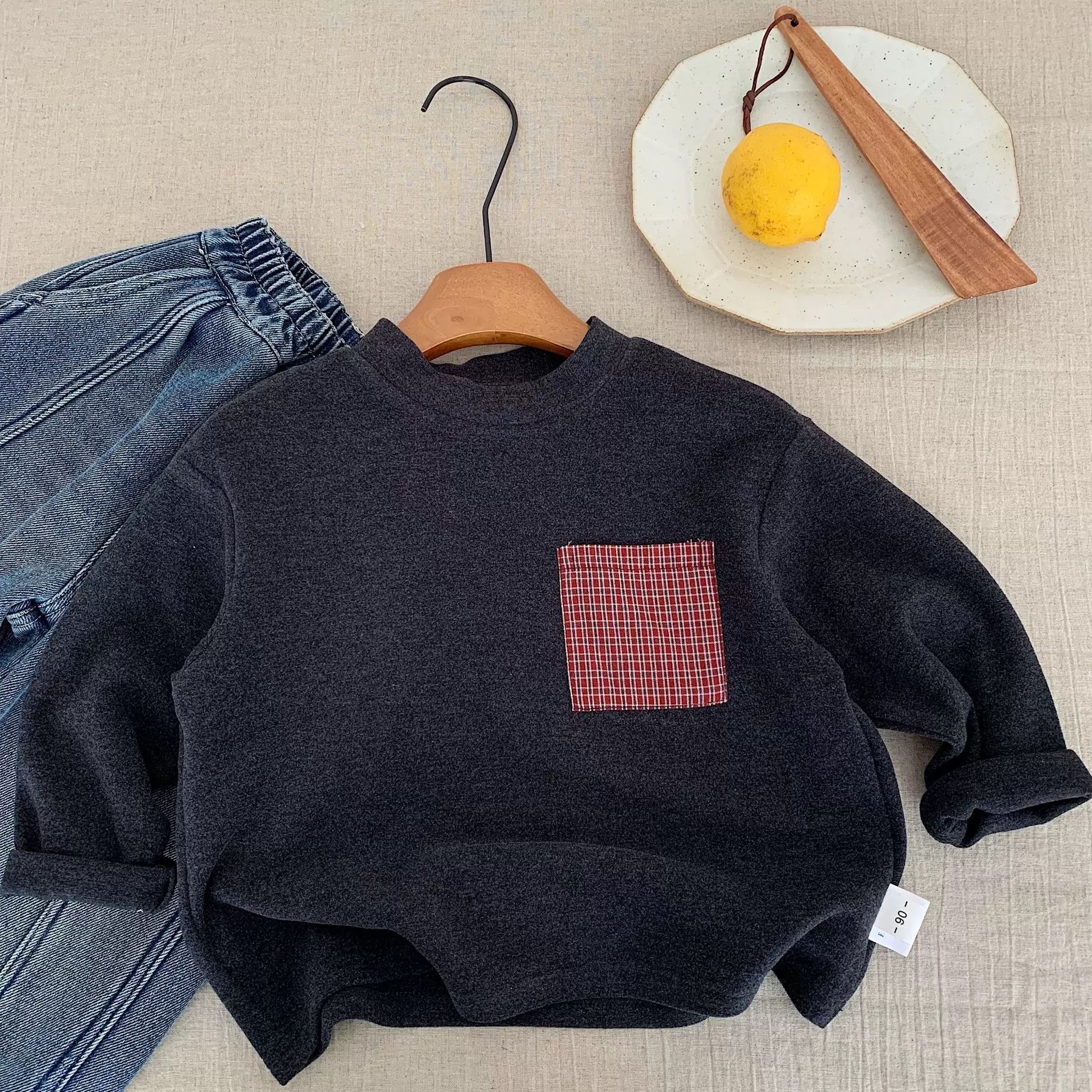 BK - Áo giữ nhiệt túi kẻ(90-140)