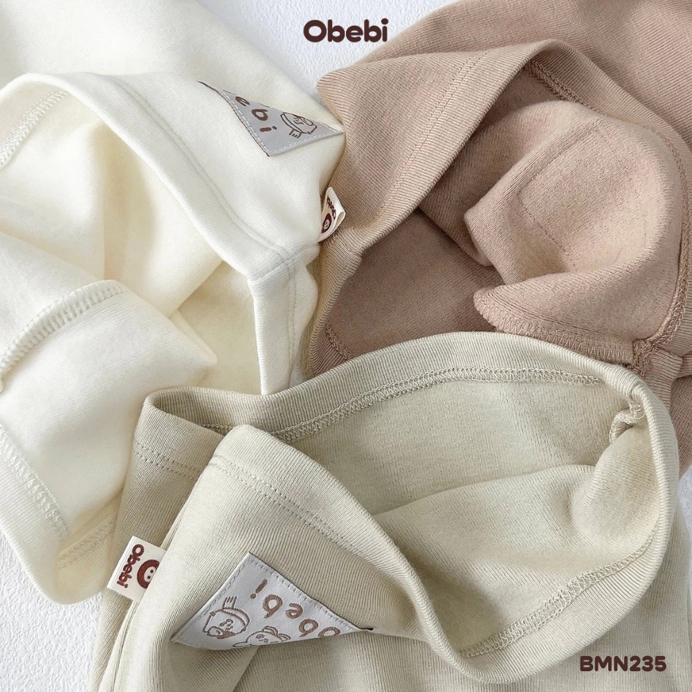 OBEBI - BỘ MẶC NHÀ CỔ LIỀN MÁC GẤU ÁO (66-120)