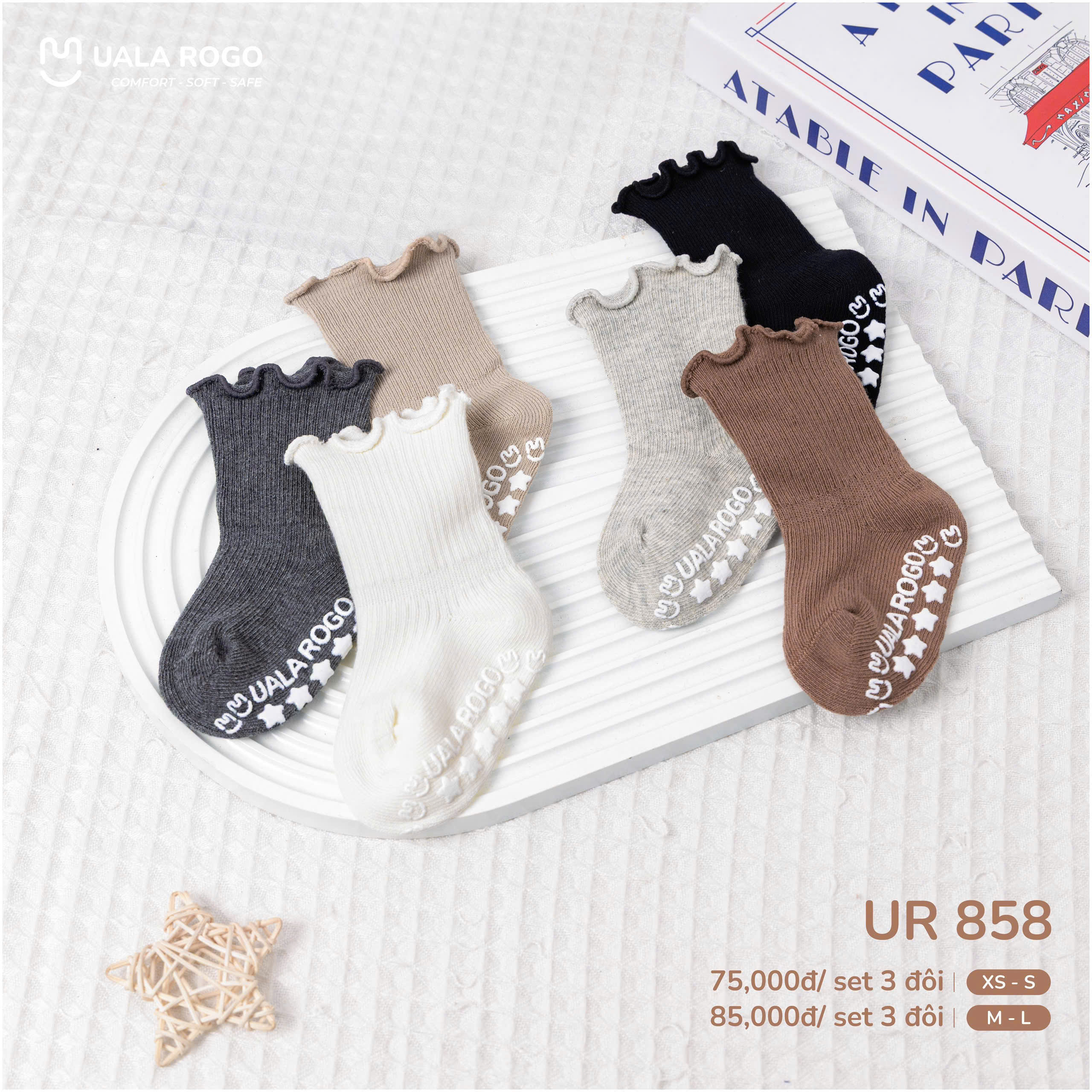 UALA ROGO - SET 3 TẤT UR858