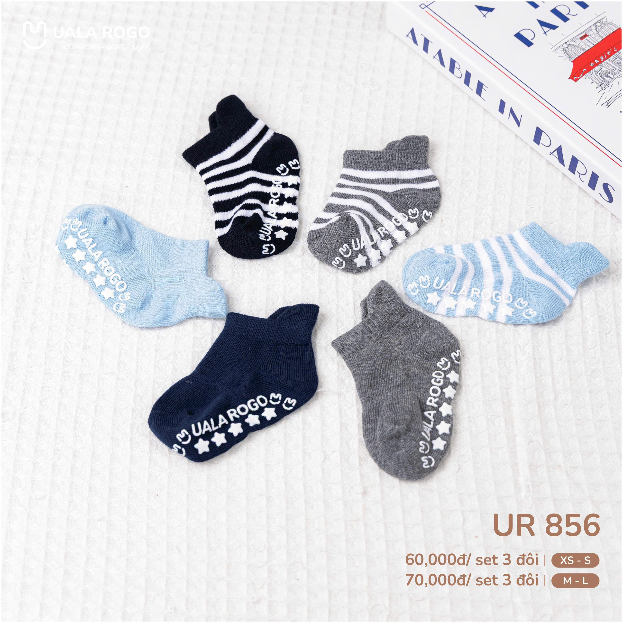 UALA ROGO - SET 3 TẤT UR856