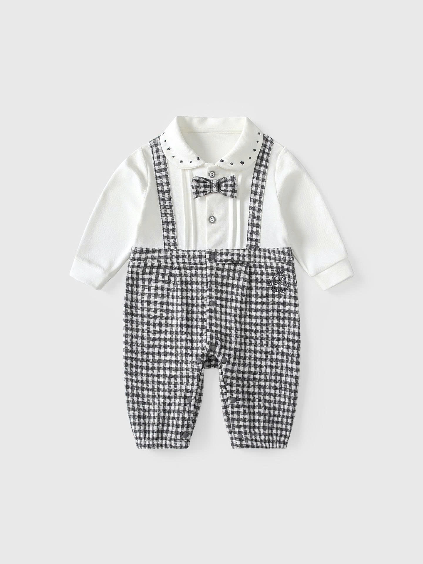 JS - Body công tử giả yếm caro xám cổ sen(66-80)