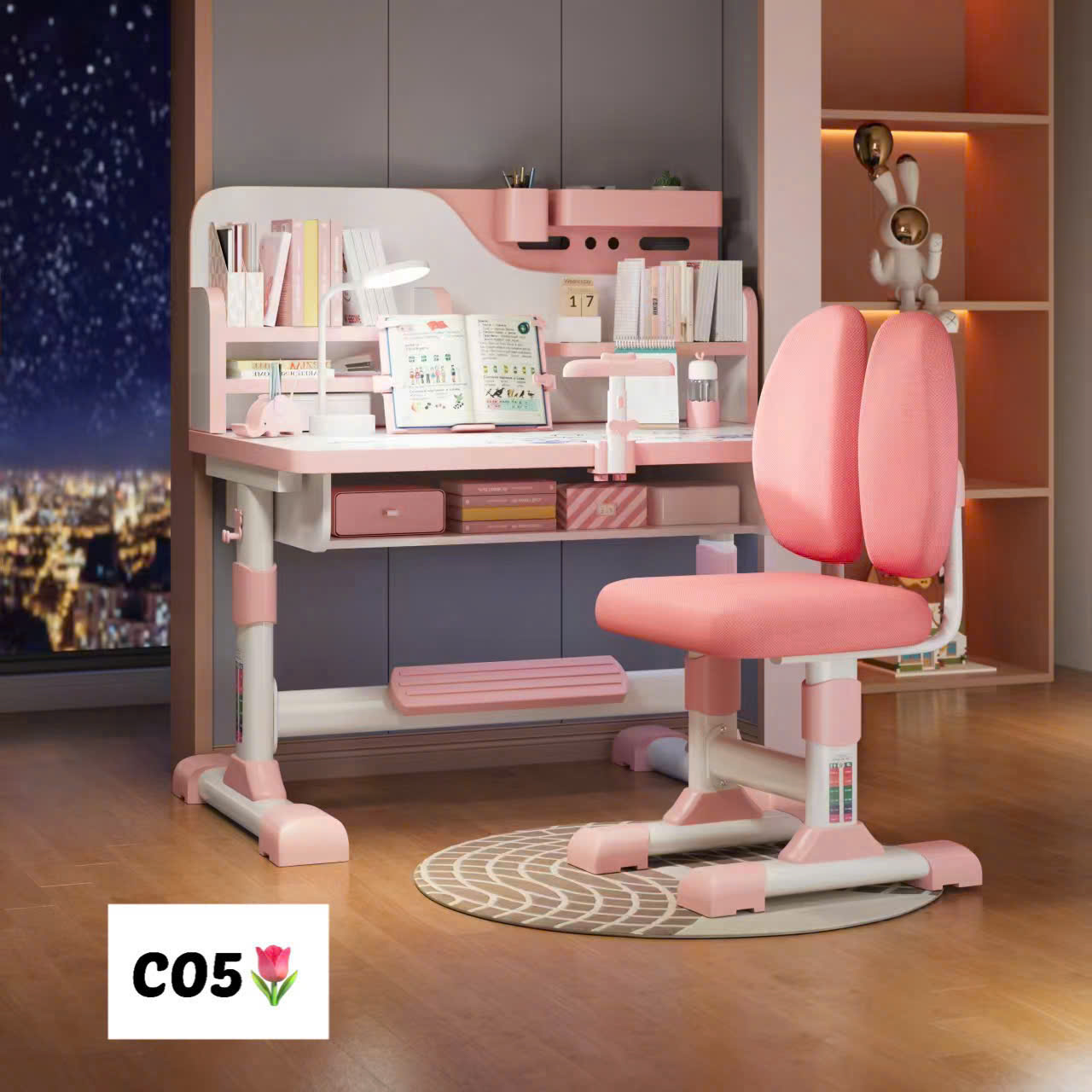 HP - BỘ BÀN HỌC CHỐNG GÙ C05