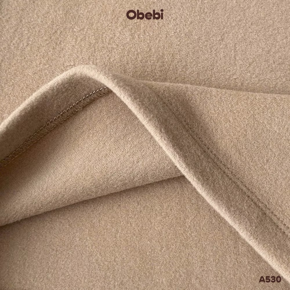 OBEBI - Áo thun giữ nhiệt dày cổ cao tay raglan(73-120)