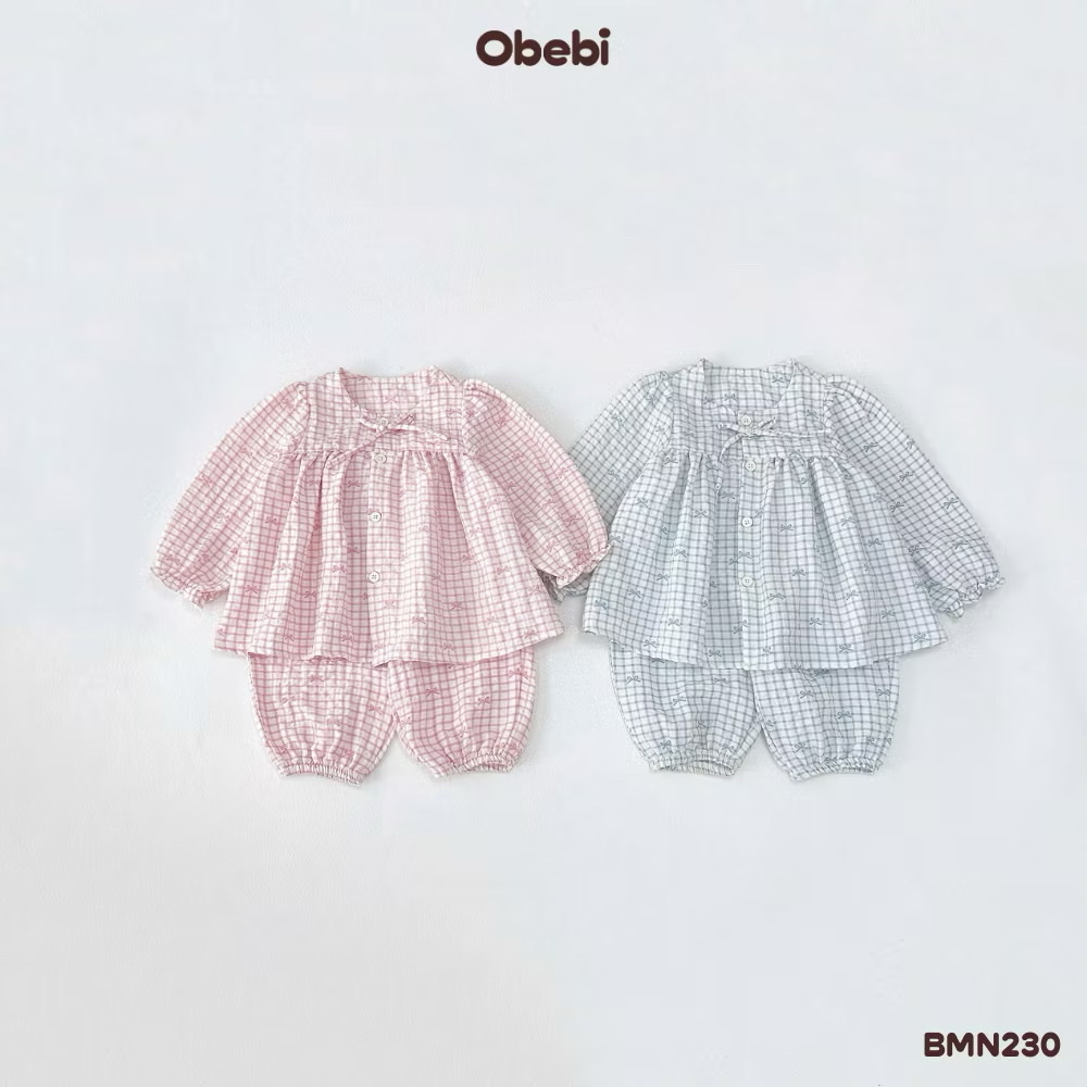 OBEBI - Bộ mặc nhà Pyjama bé gái(73-120)