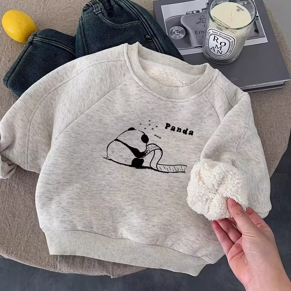 TL - Áo nỉ Panda lót lông(90-140)