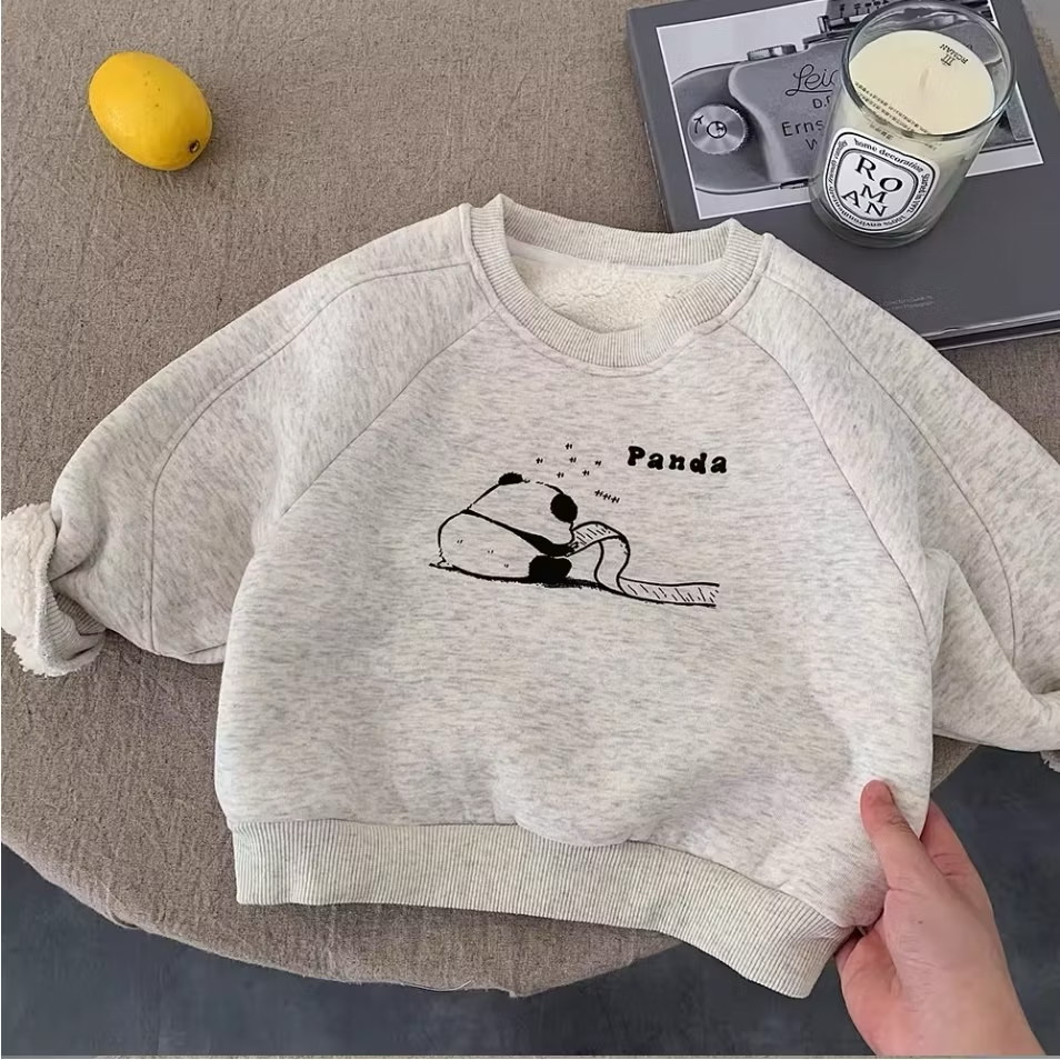 TL - Áo nỉ Panda lót lông(90-140)
