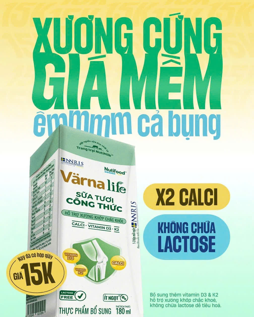 NUTIFOOD - 2Y+SỮA TƯƠI CÔNG THỨC VARNA LIFE HỖ TRỢ XƯƠNG KHỚP