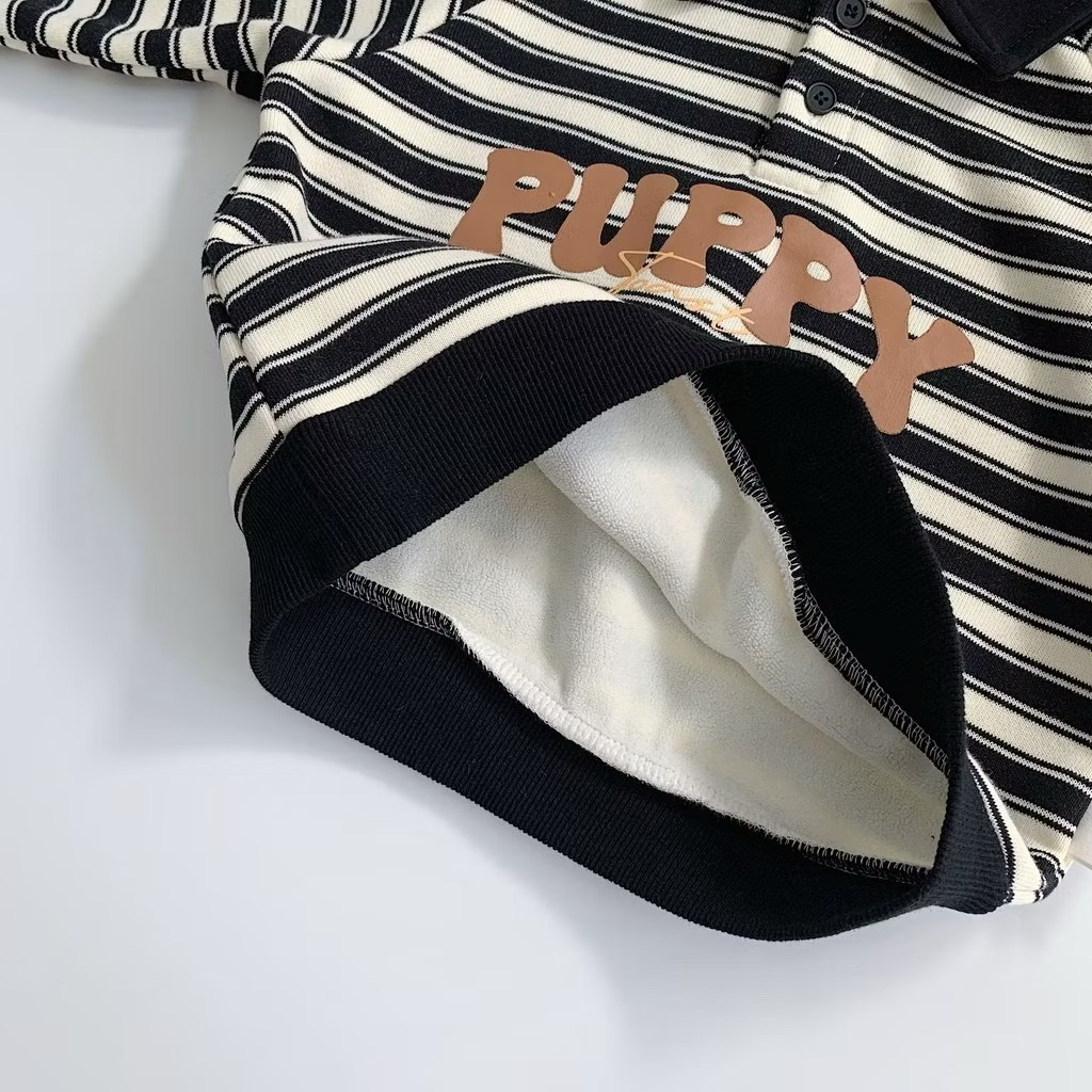 TL - Áo nỉ POLO PUPPY lót lông(90-140)
