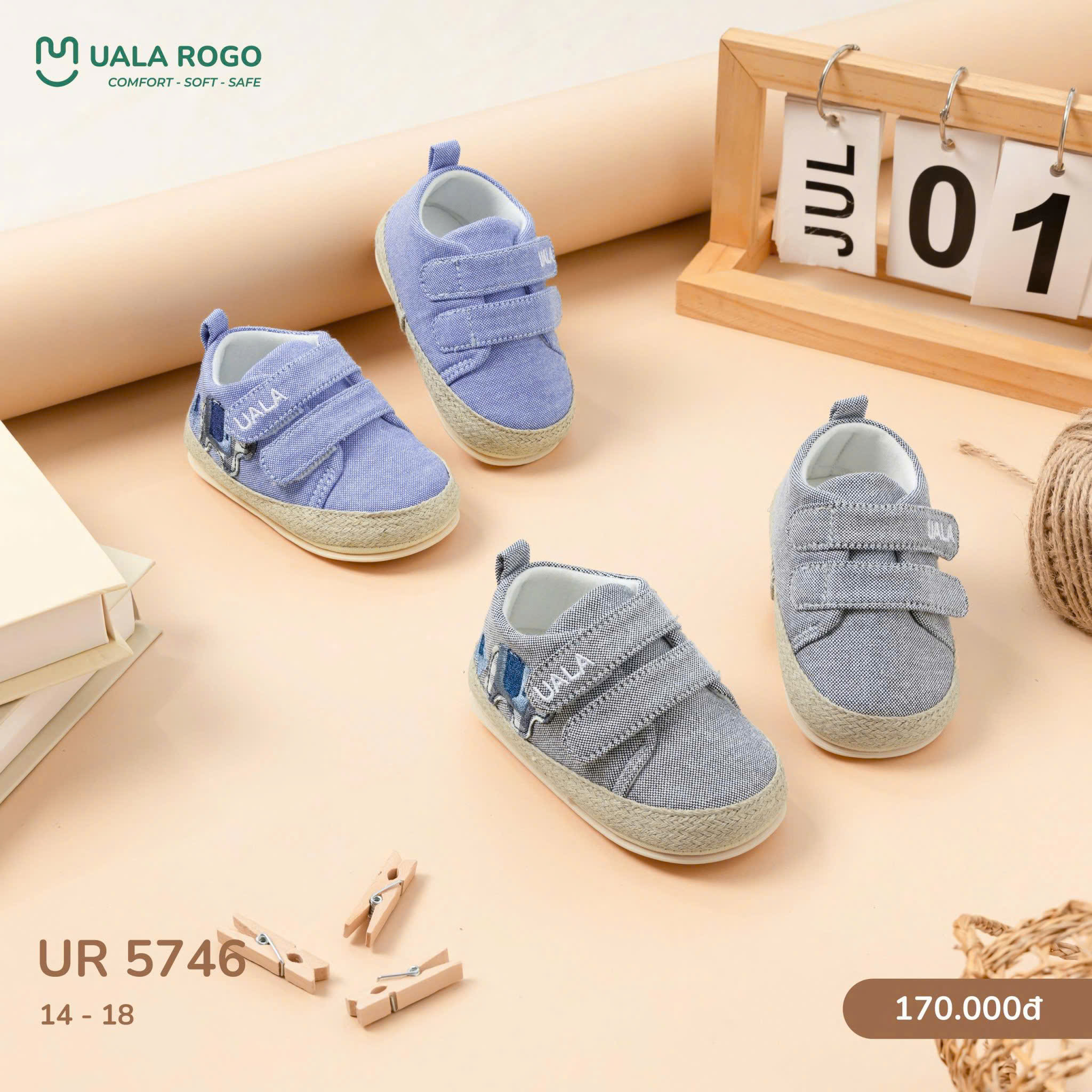 UALA ROGO - GIÀY TẬP ĐI UR5746