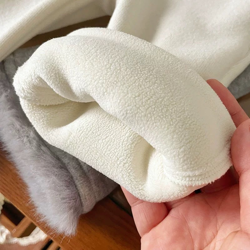 BK - Quần ống loe gấu lông lót nỉ(80-130)