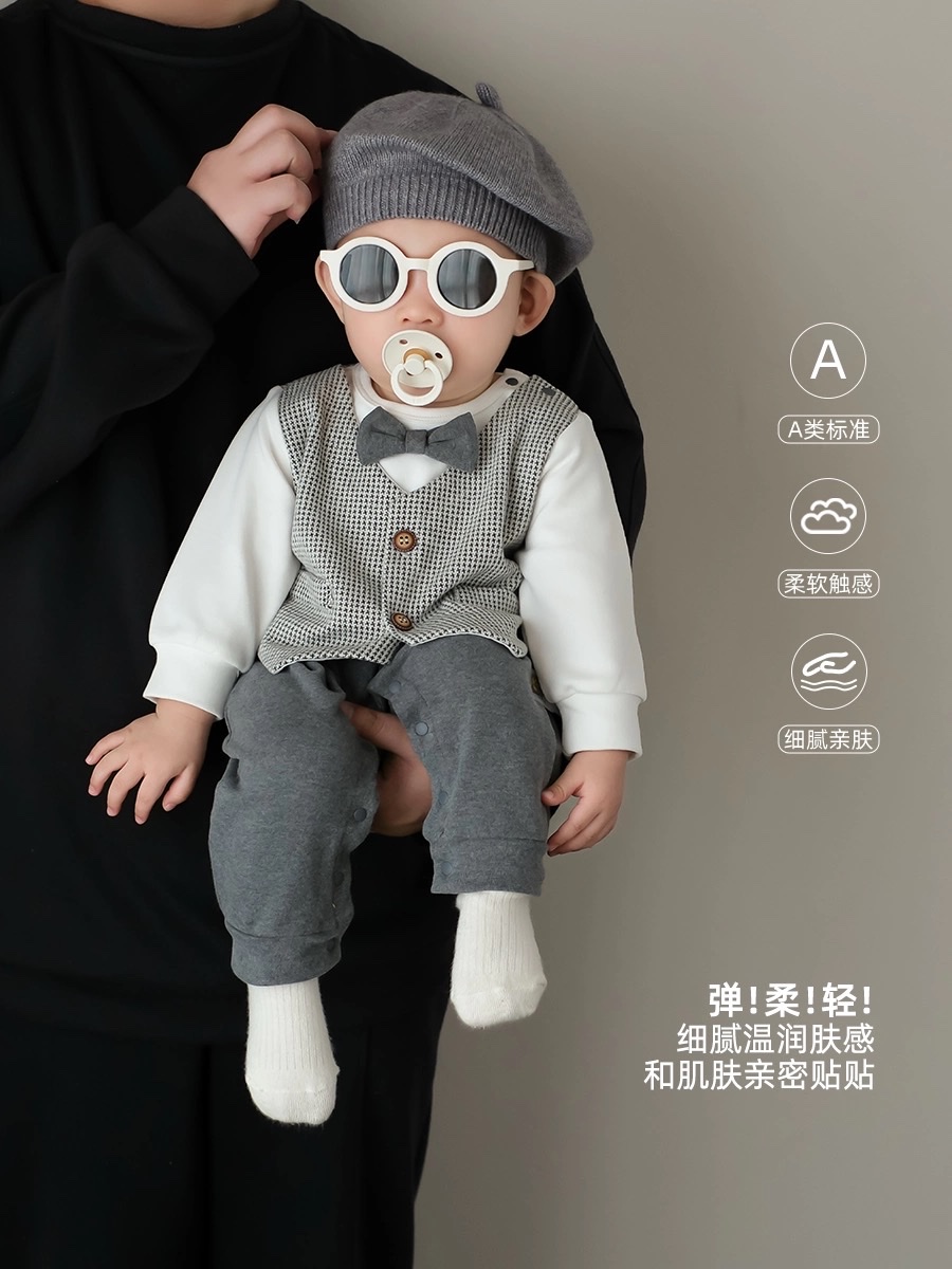 TMT - Body nỉ công tử nơ xám(66-90)