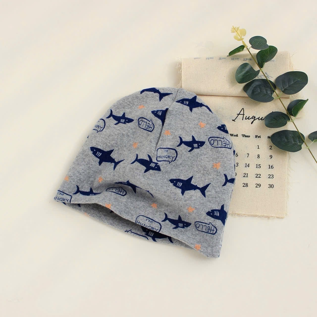 BK - Mũ cotton in hình MU09(M,L)