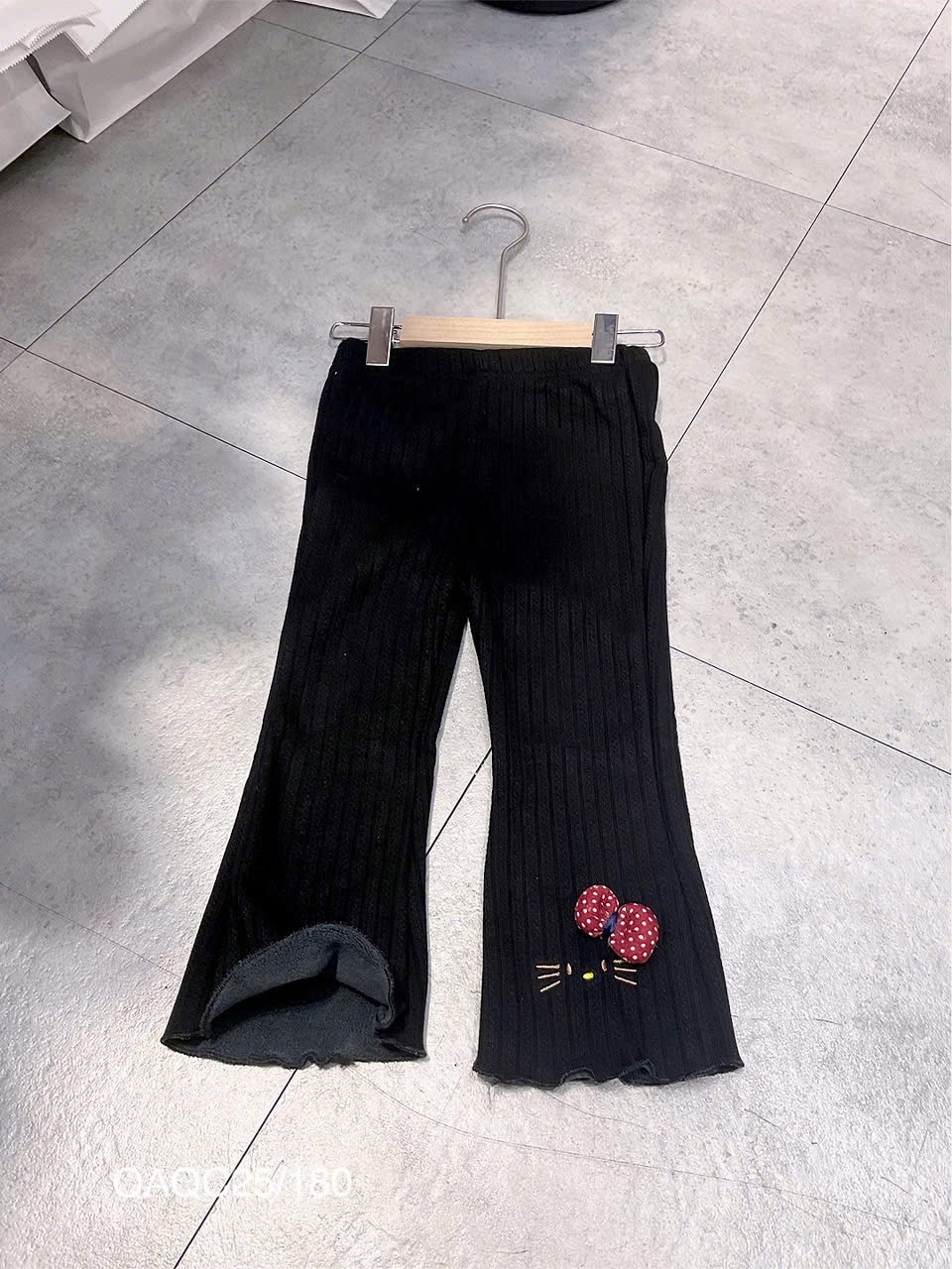 KB - Quần legging loe nơ đỏ(90-130)