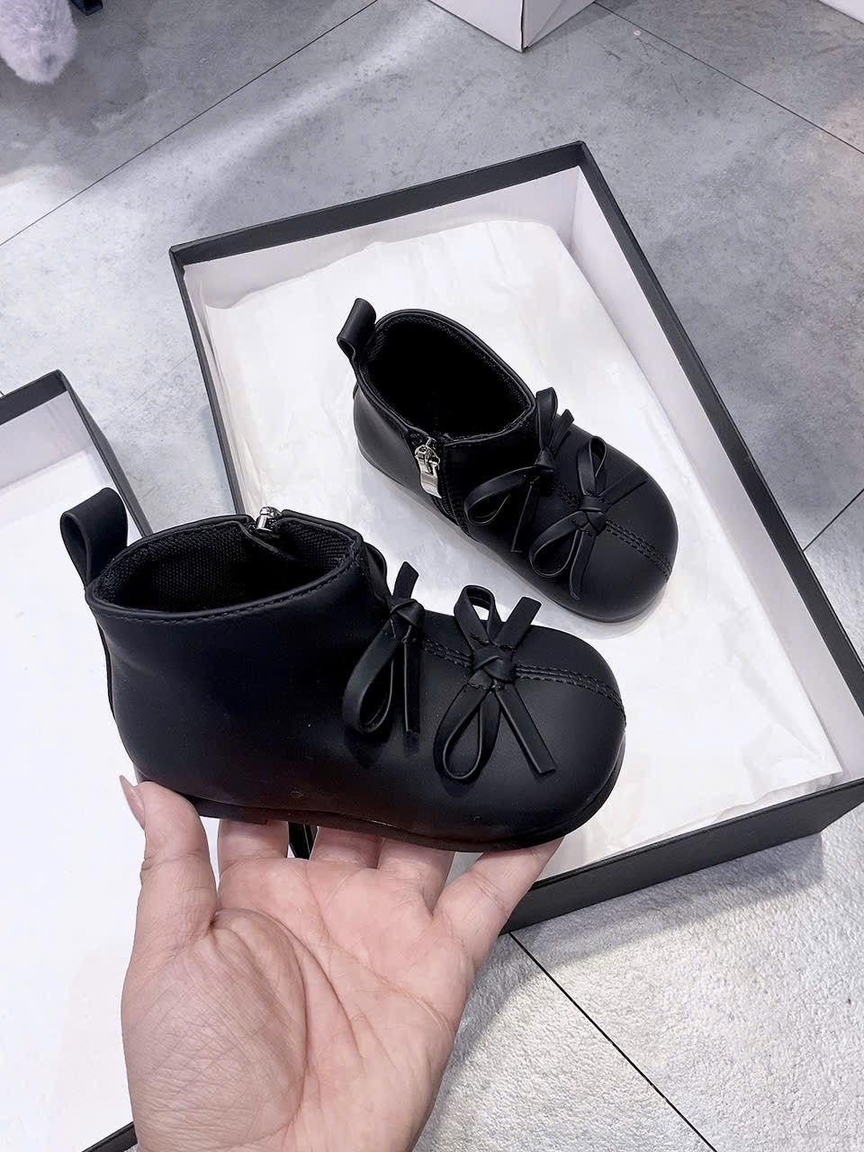 KB - Bốt da 2 nơ (22-26)