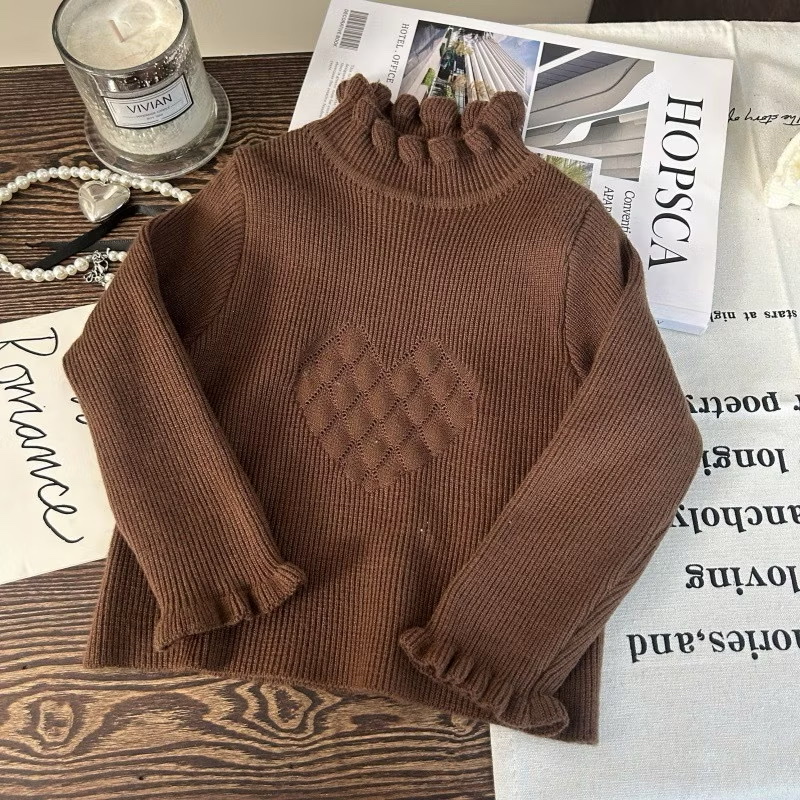 TL - Áo len cổ bèo tim(80-140)