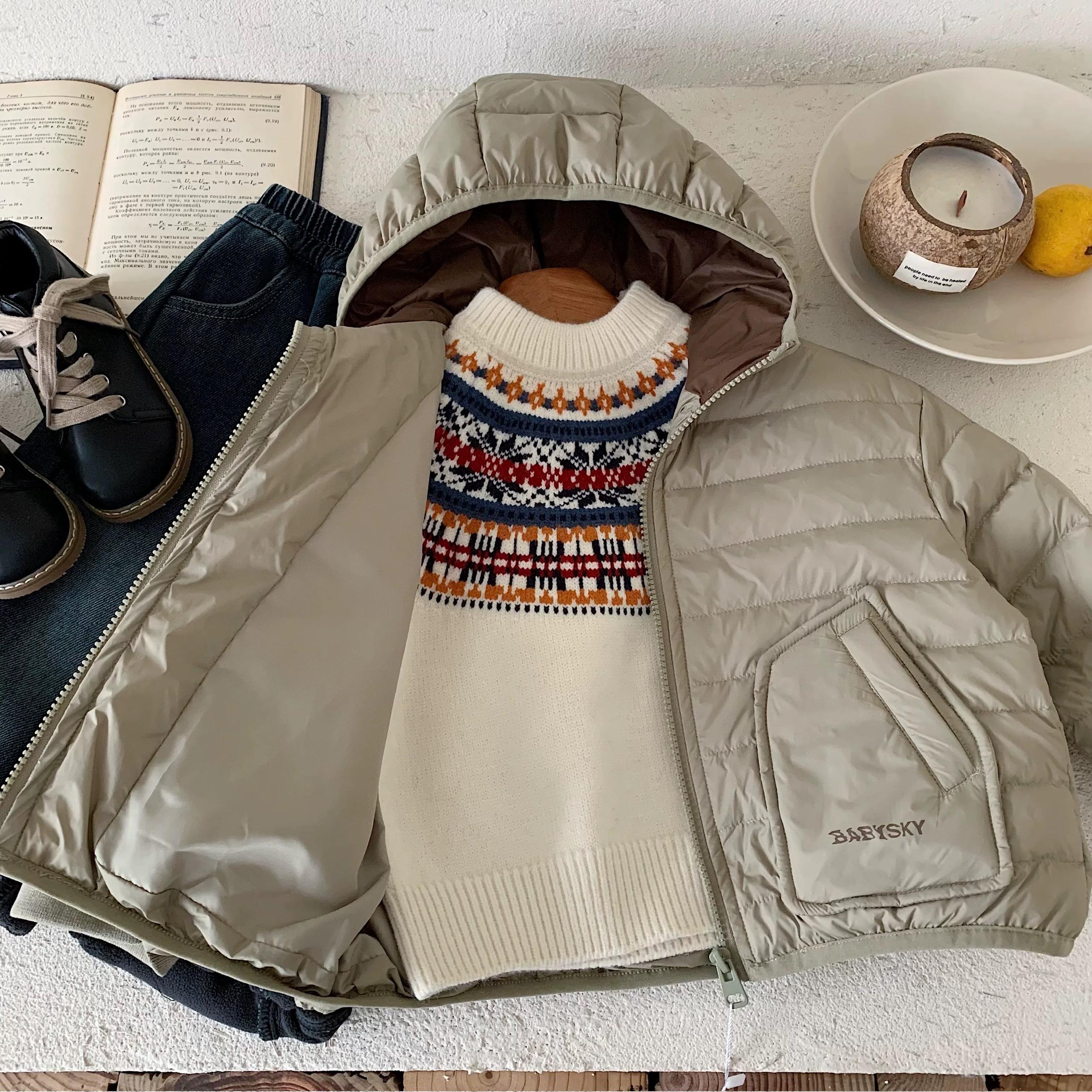 TL -  Áo phao siêu nhẹ BABYSKY(90-140)