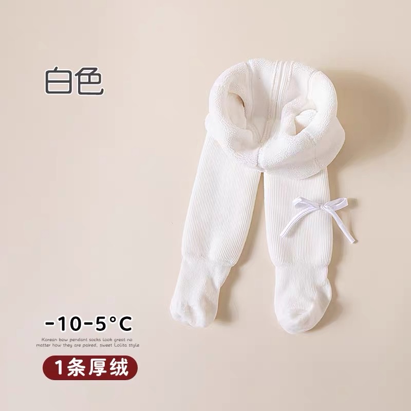 BK - Quần tất lót nỉ đính nơ(S-XXL)