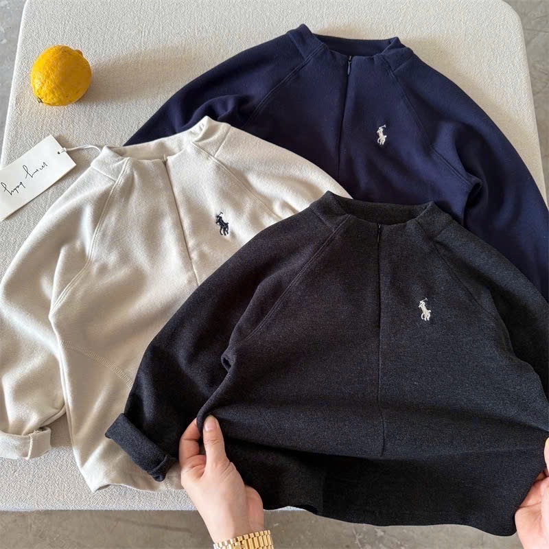 LB - Áo nỉ lông cổ khoá (90-150)