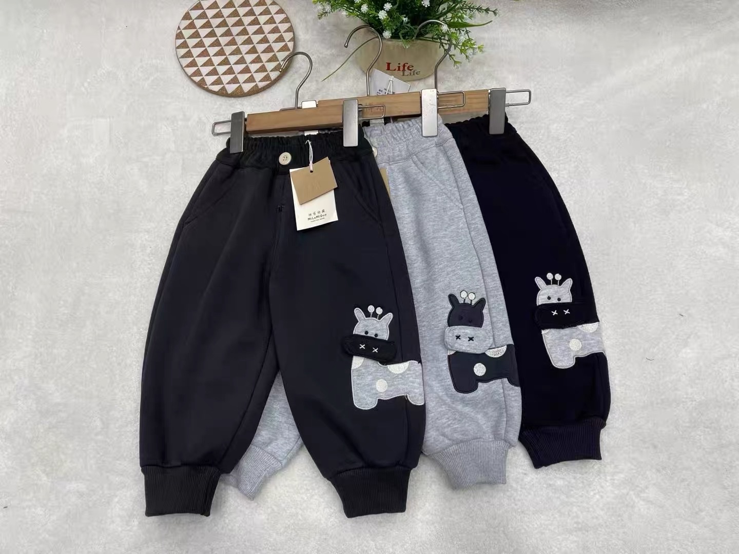 LB - Quần nỉ lót nỉ in hình ngựa(90-130)