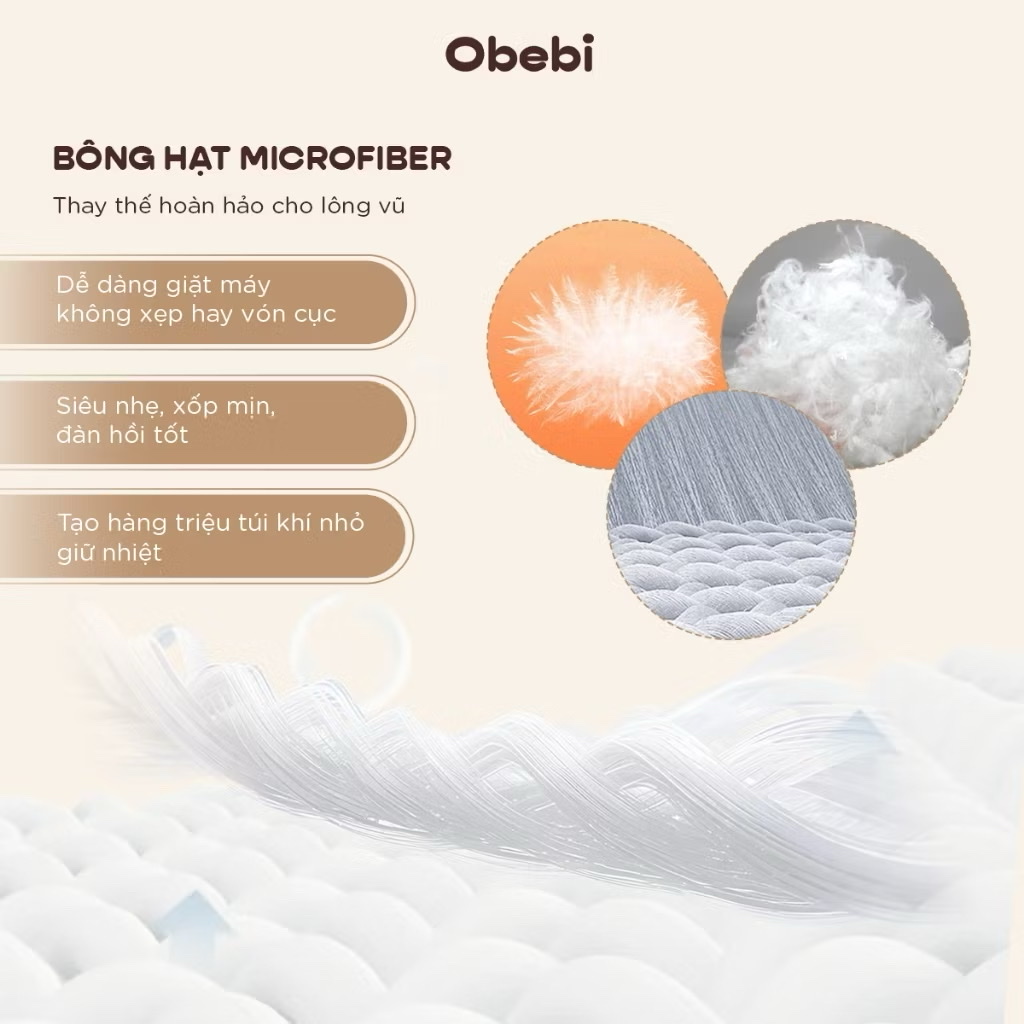 OBEBI - Áo khoác phao siêu nhẹ mũ tháo rời(73-120)