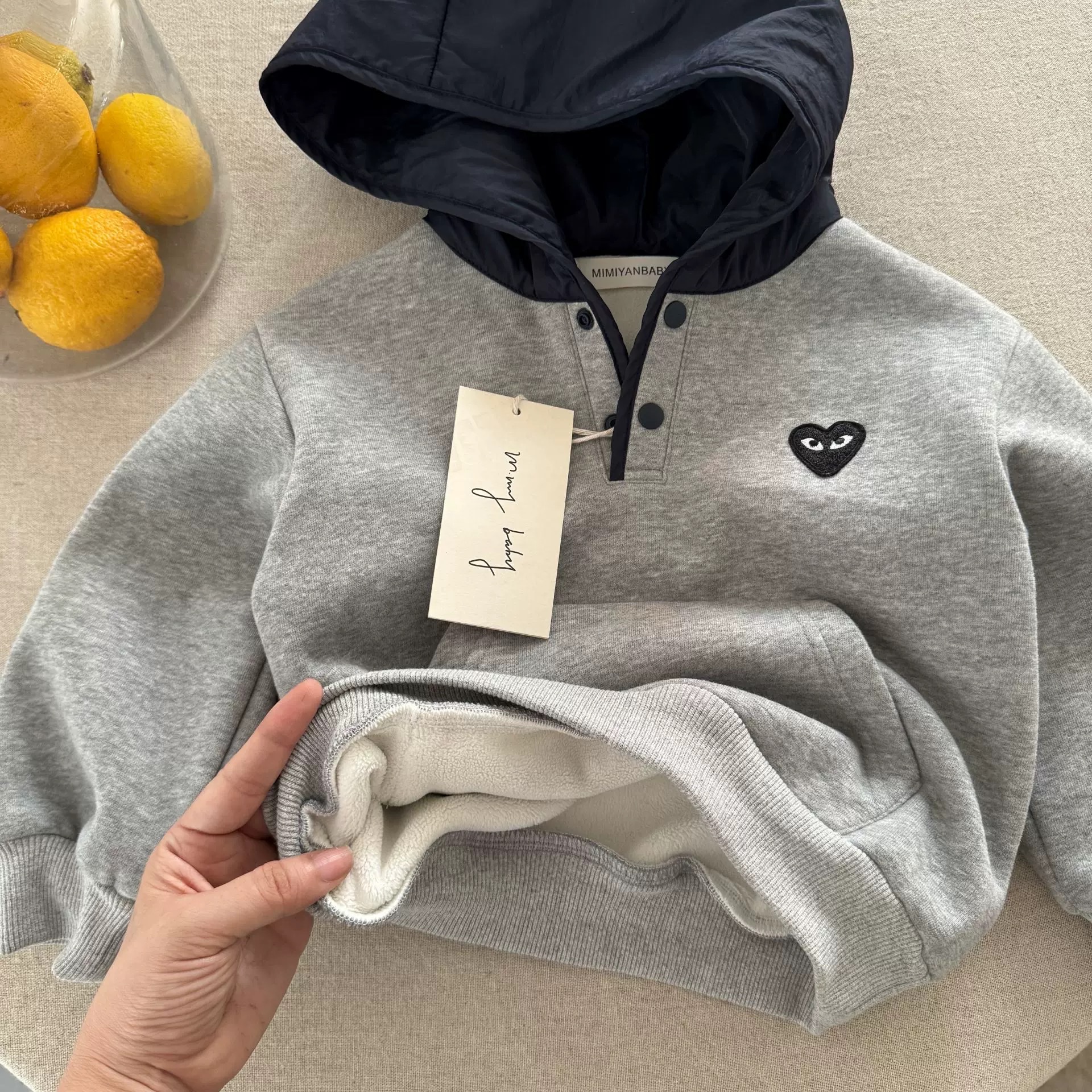 TL - Áo Hoodie nỉ tim lót nỉ(90-150)