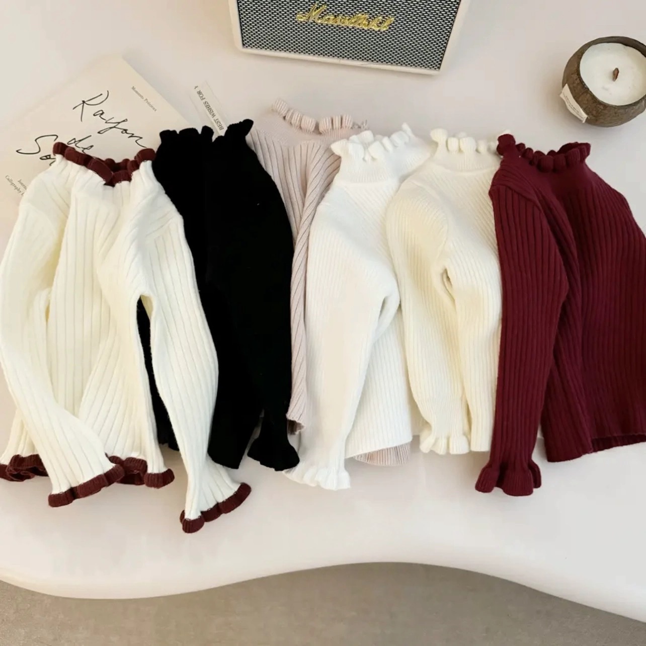 LB -Áo len cổ bèo (80-130)