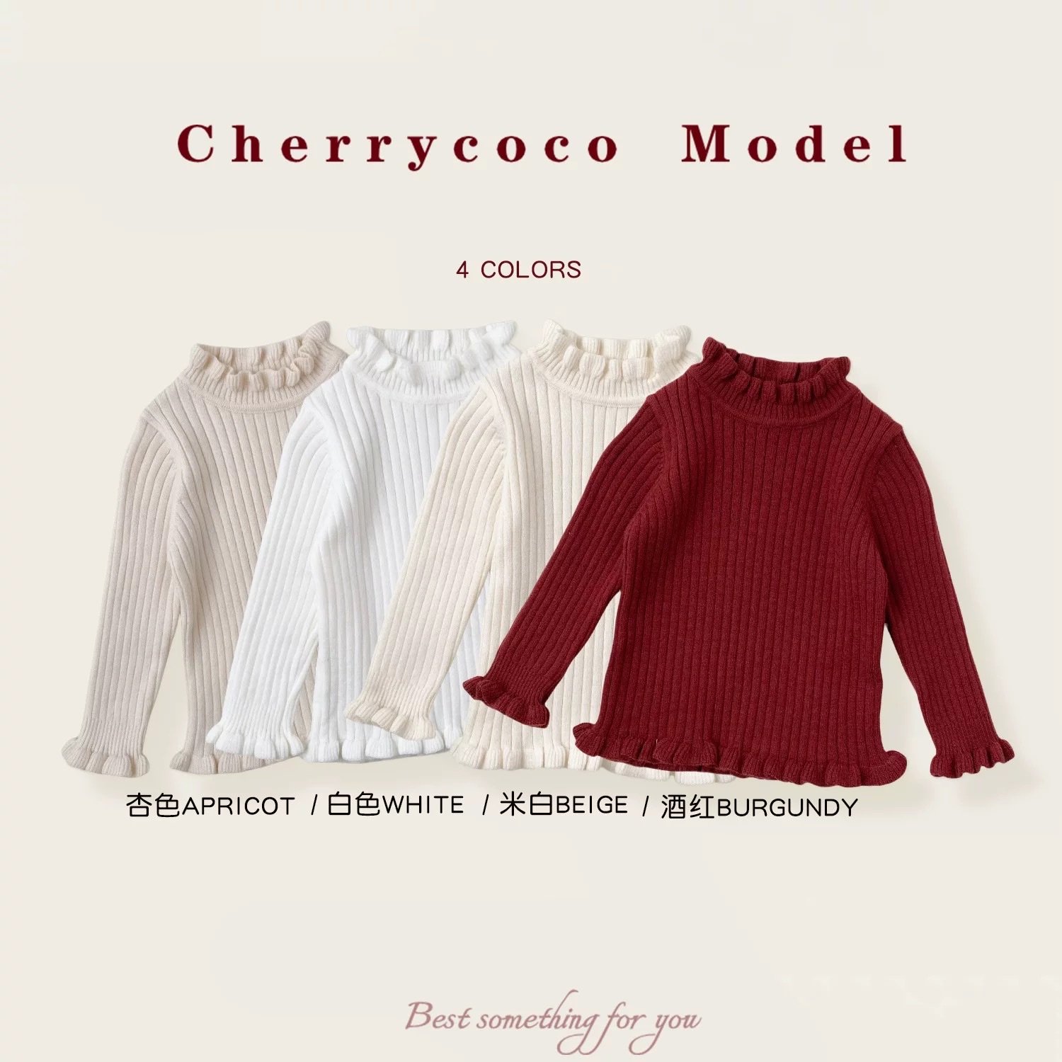 LB - Áo len cổ bèo CHERRY COCO (90-140)