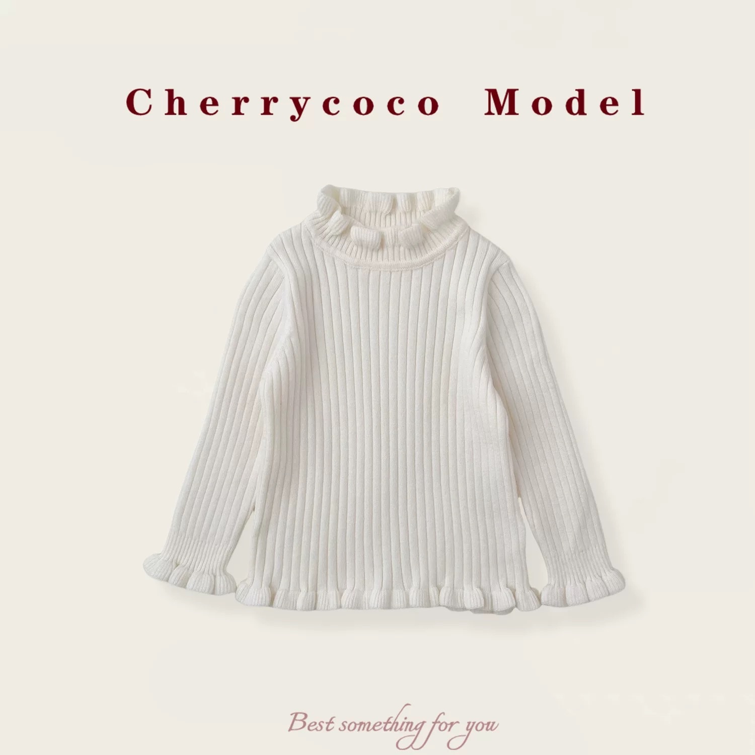 LB - Áo len cổ bèo CHERRY COCO (90-140)