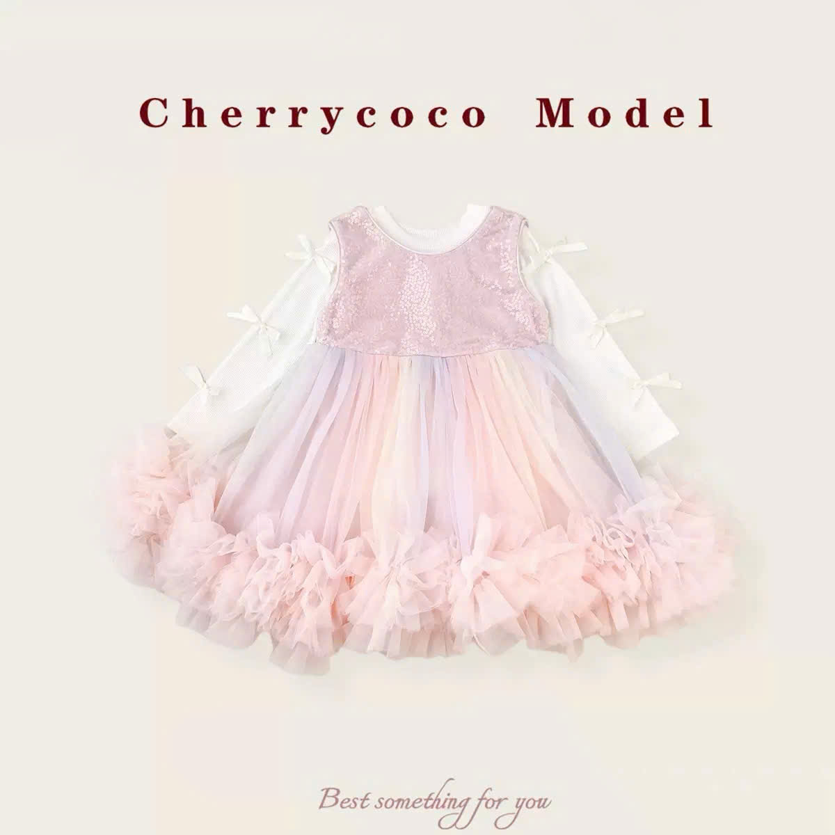 LB - Set váy công chúa kim tuyến xếp ly(90-140)