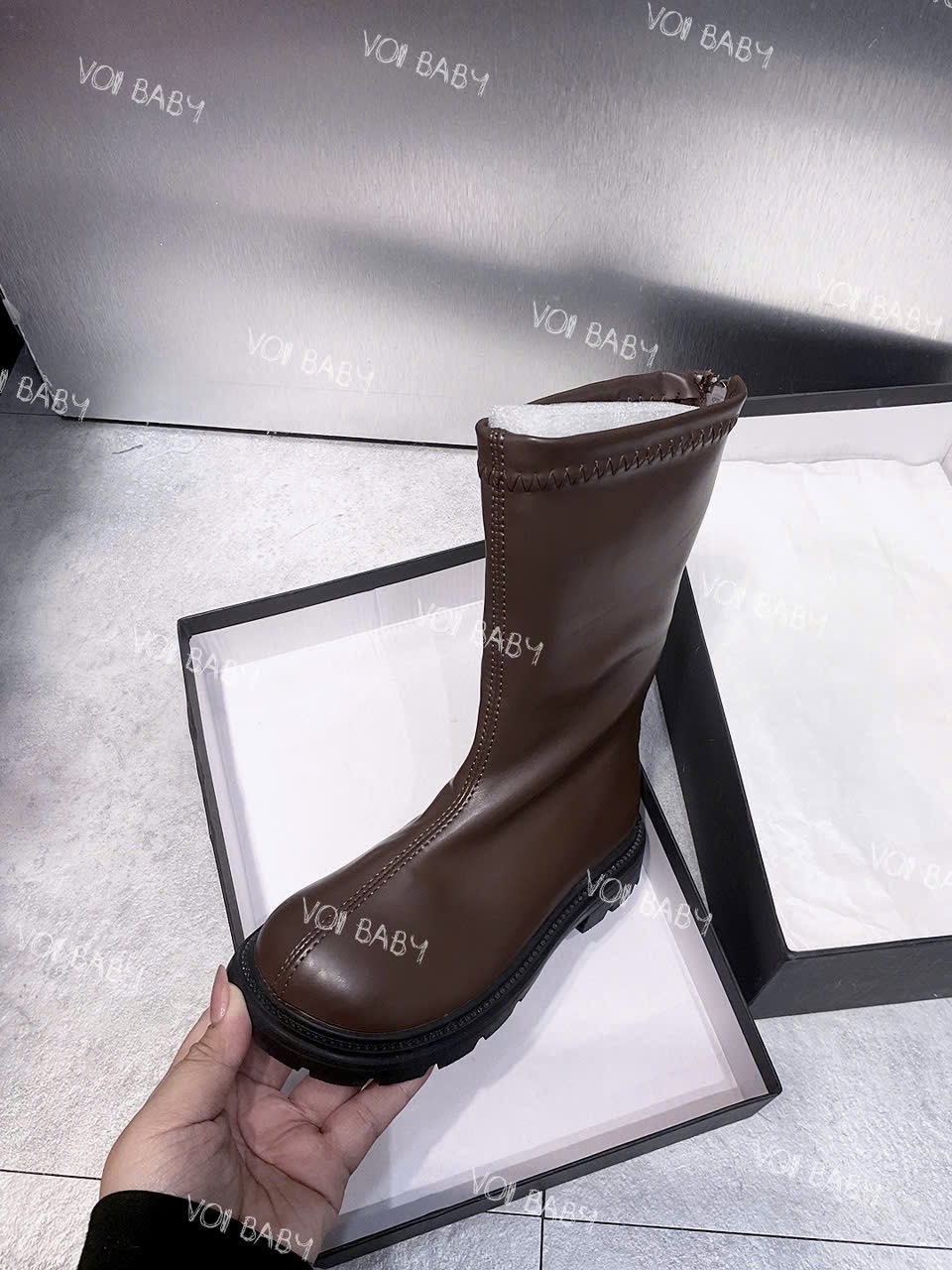 KB - Bốt trơn nâu (32-37)