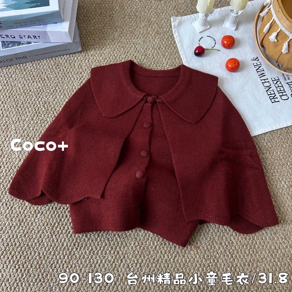 LB - Áo len đỏ cánh dơi (90-130)