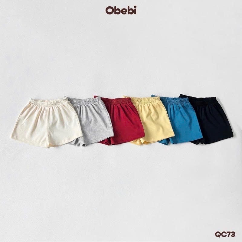 OBEBI - Quần đùi thêu túi sau OBEBI (73-120)