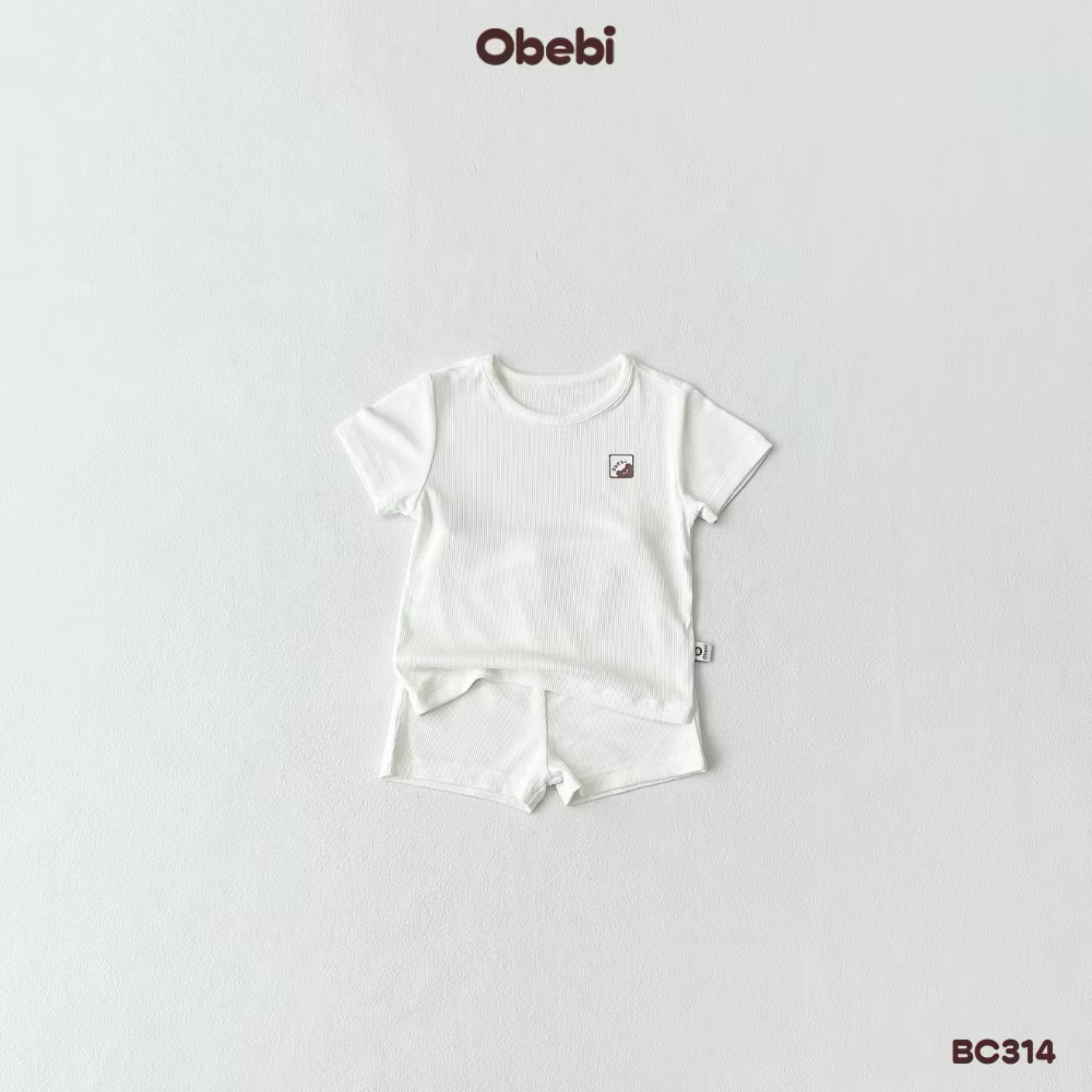 OBEBI - Bộ cộc vải gân sợi tre OBEBI (66-120)