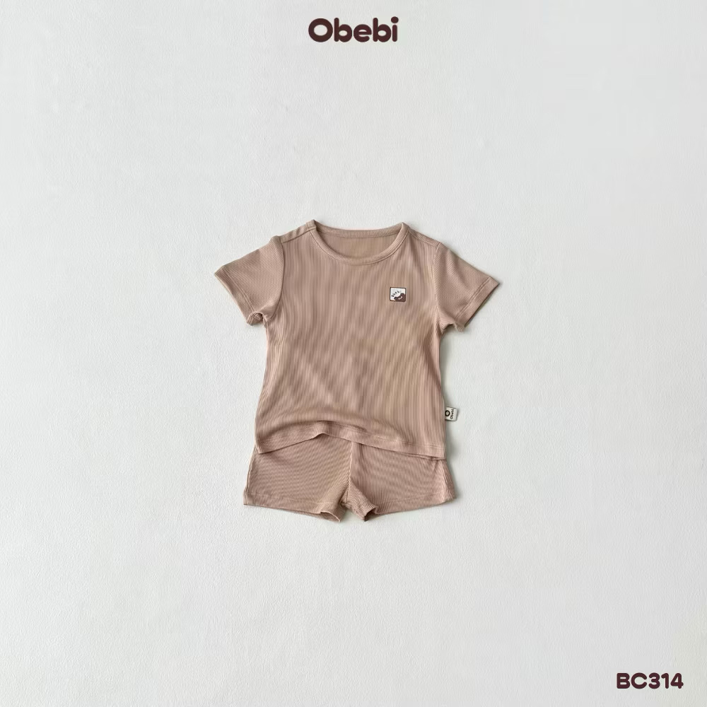 OBEBI - Bộ cộc vải gân sợi tre OBEBI (66-120)