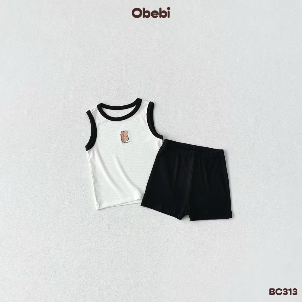 OBEBI - Bộ ba lỗ phối màu(66-120)