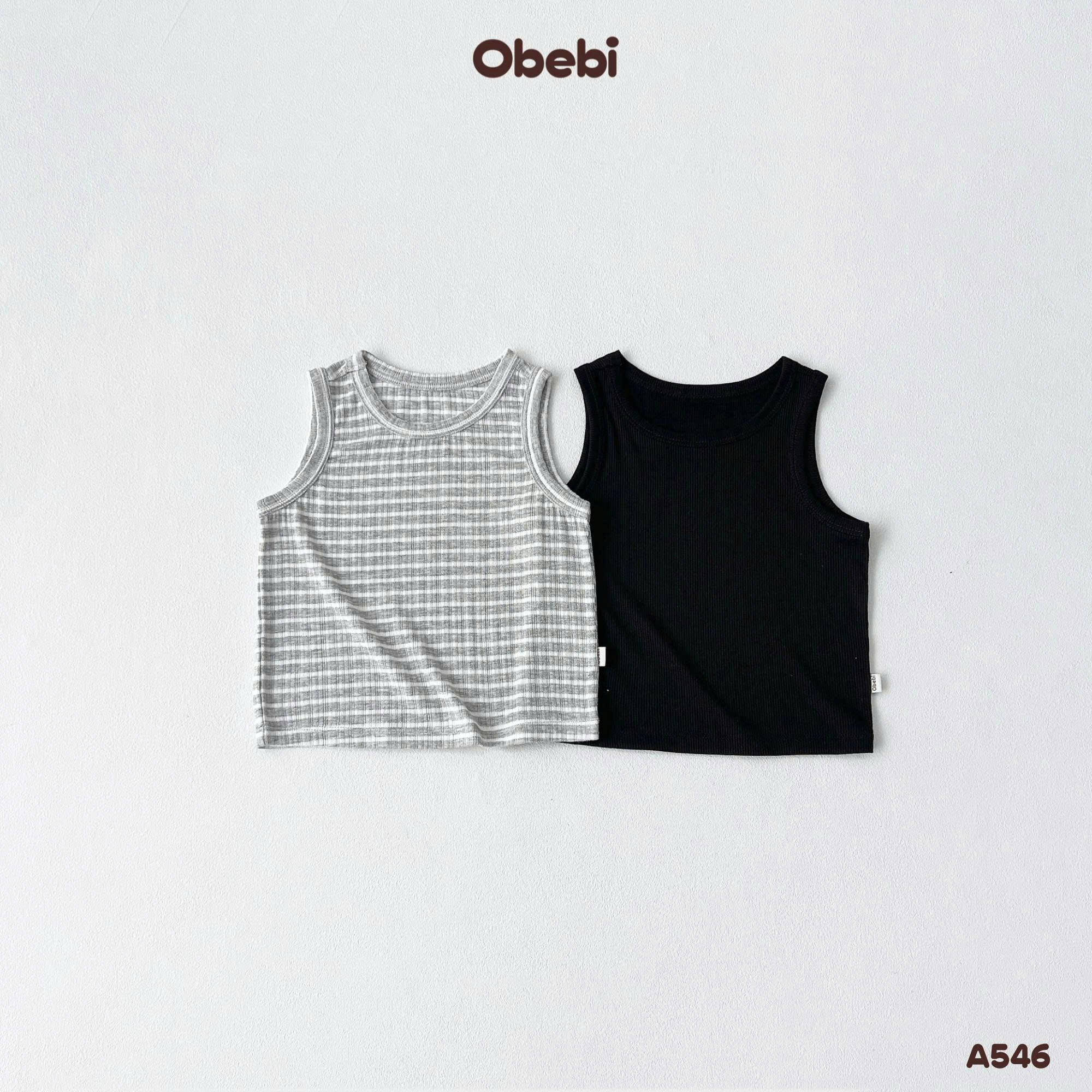OBEBI - Set 2 áo ba lỗ thời trang OBEBI (73-120)
