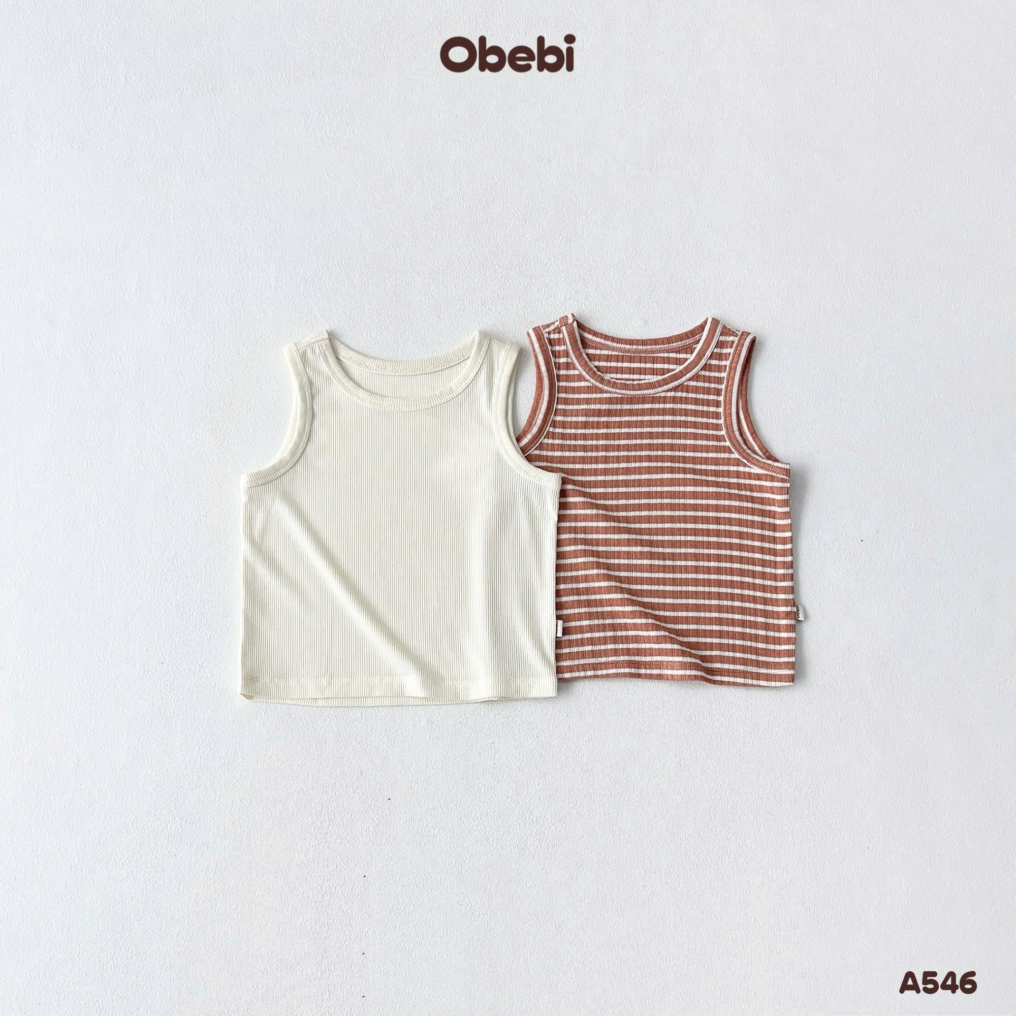 OBEBI - Set 2 áo ba lỗ thời trang OBEBI (73-120)