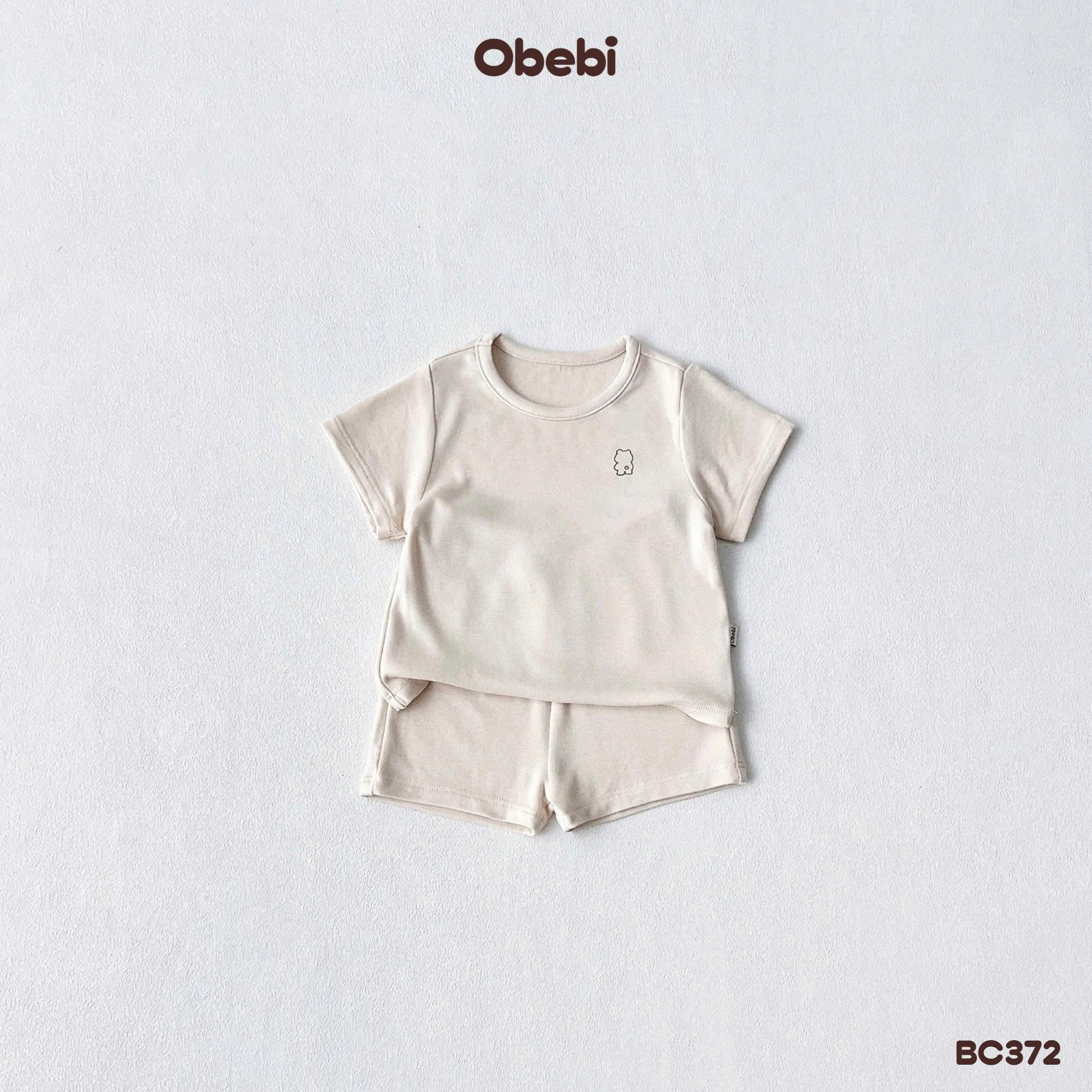 OBEBI - Bộ cộc tay vải rayon OBEBI(66-120)