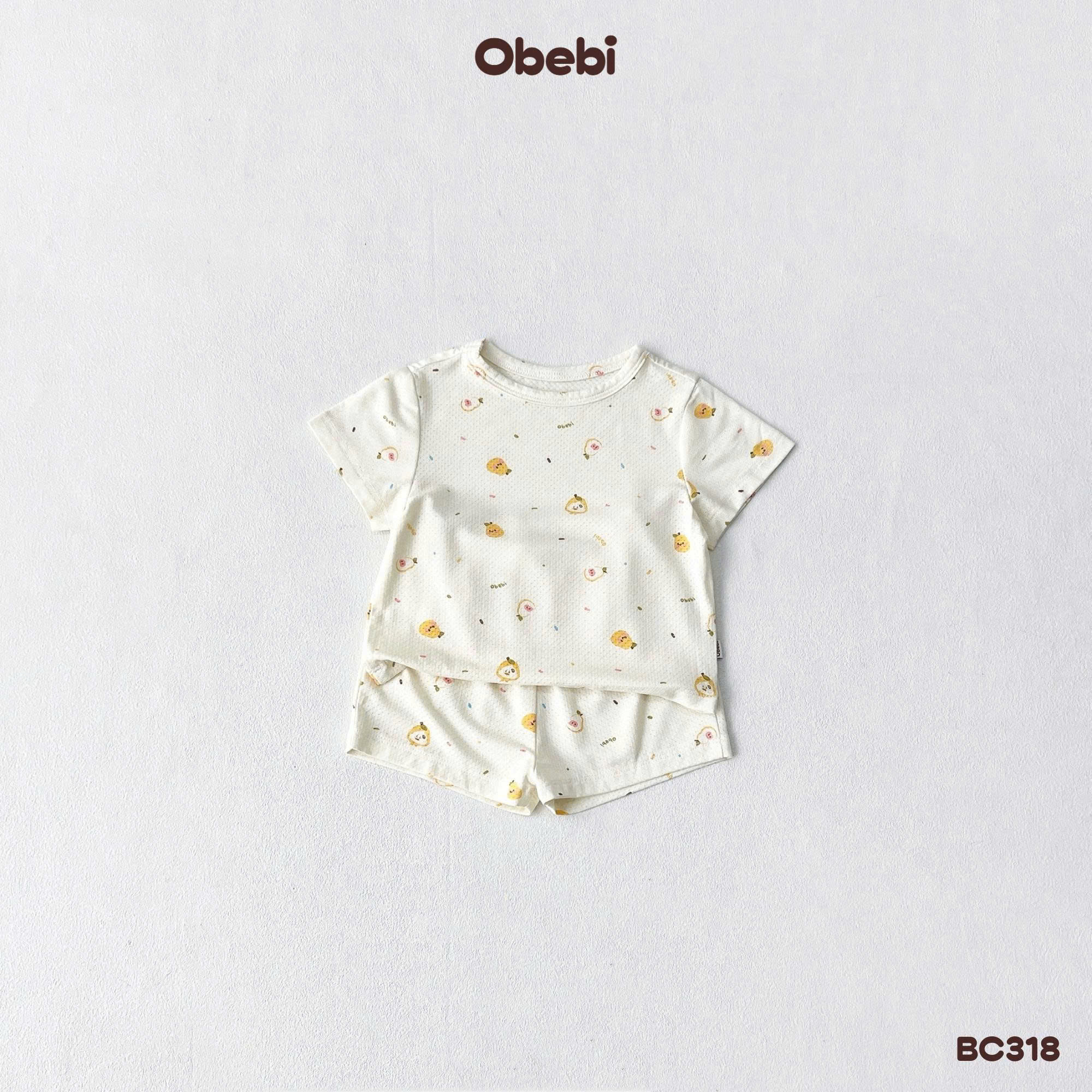 OBEBI - Bộ cộc vải modal hoạ tiết nhân vật OBEBI(66-120)