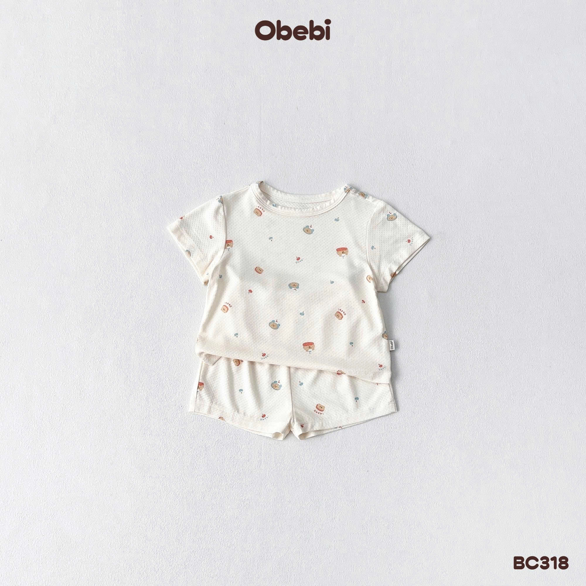 OBEBI - Bộ cộc vải modal hoạ tiết nhân vật OBEBI(66-120)