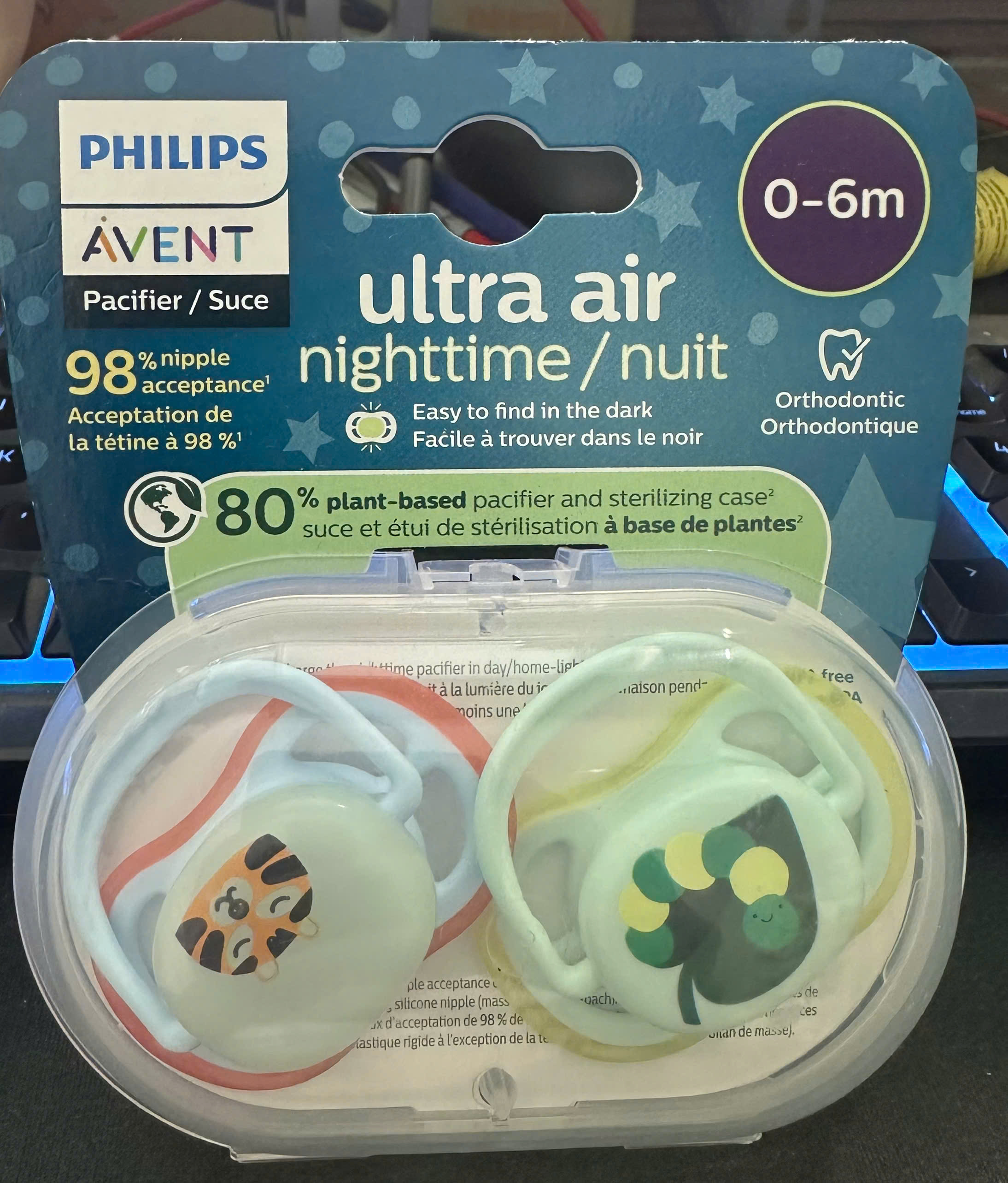 AVENT UK - TI GIẢ ULTRA AIR NIGHTTIME/NUIT 0-6M