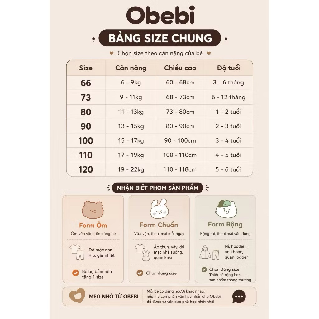 OBEBI - Quần gió phối cong OBEBI(73-120)