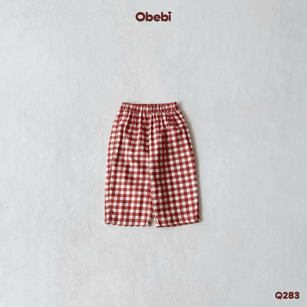OBEBI - Quần KAKI hoạ tiết đáng yêu(73-120)